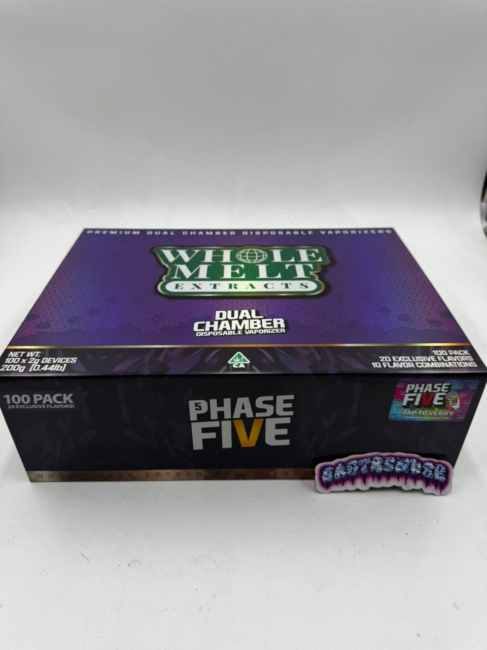 Whole Melt Extracts Phase Five 2G Disposable Dual Chamber Whole Melt Extracts Phase Five 2G Disposable Dual Chamber