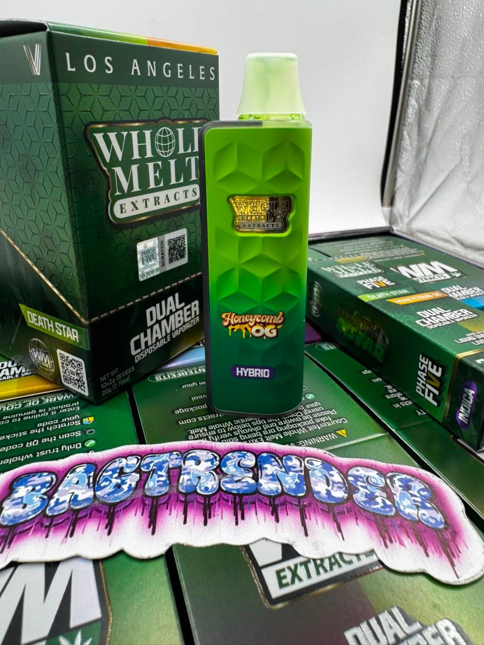 Whole Melt Extracts Phase Five 2G Disposable Dual Chamber Whole Melt Extracts Phase Five 2G Disposable Dual Chamber