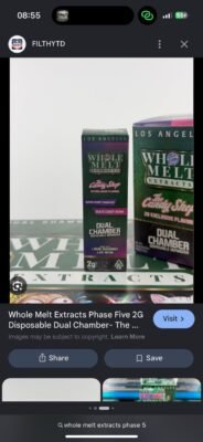Whole Melt Extracts Phase Five 2G Disposable Dual Chamber 11 Whole Melt Extracts Phase Five 2G Disposable Dual Chamber